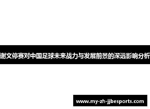 谢文停赛对中国足球未来战力与发展前景的深远影响分析